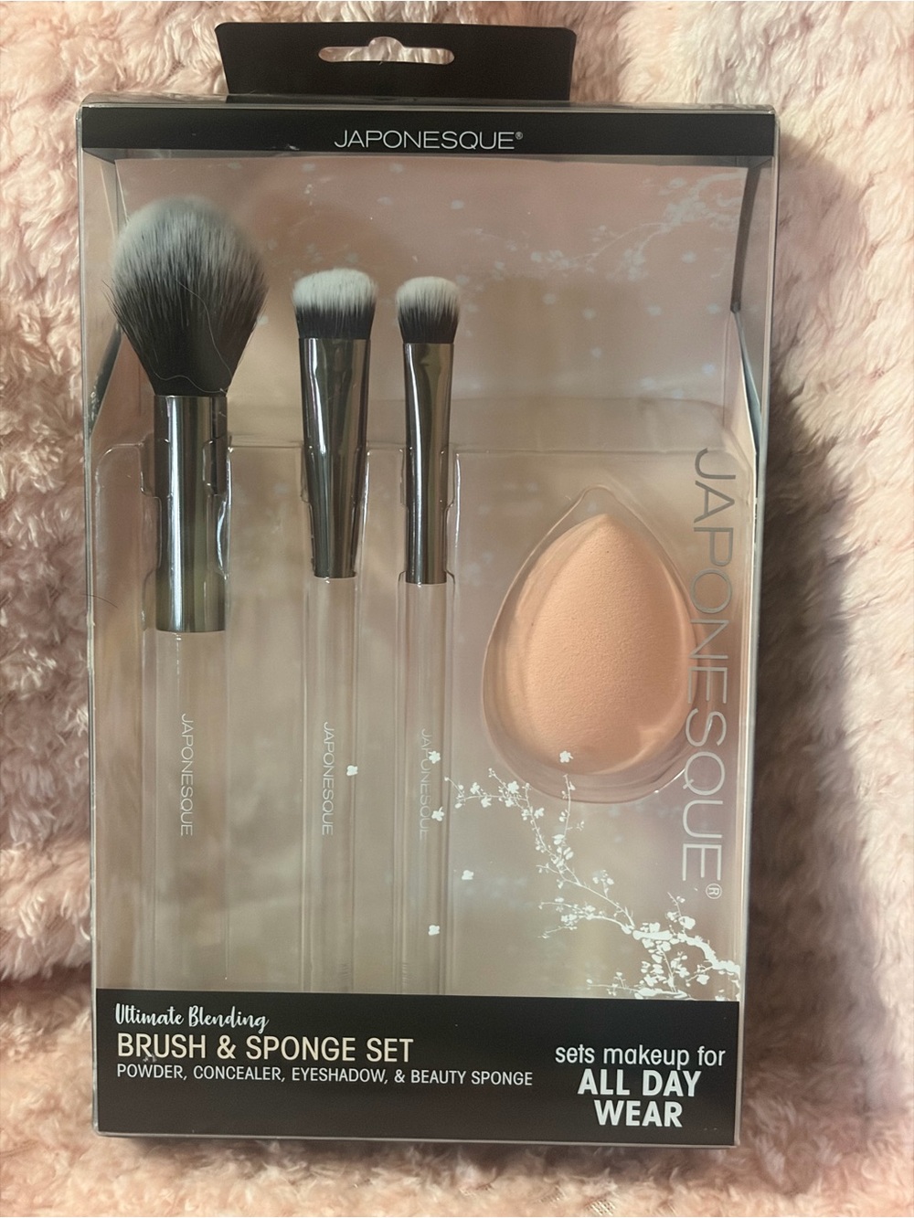 Japonesque Vegan Makeup Ultimate Blending Brush & Sponge Set